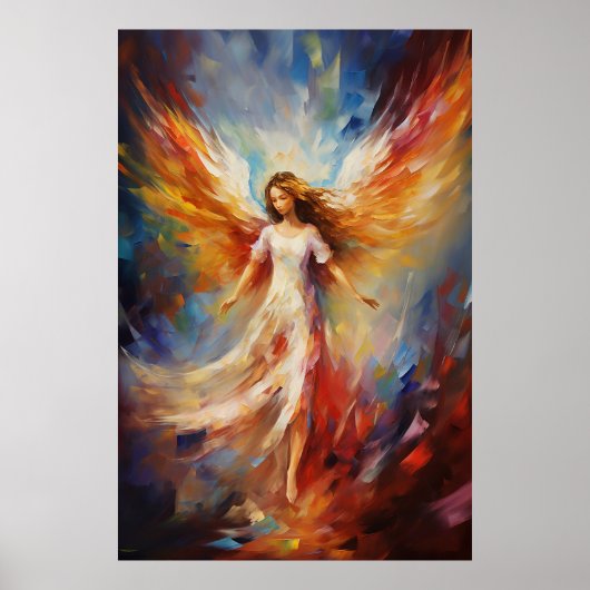 Etherische Engel Art Poster (Voorkant)