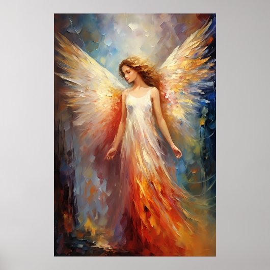 Etherische Engel Art Poster (Voorkant)