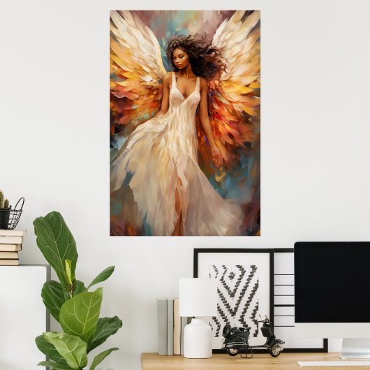Etherische Engel Art Poster (Thuiskantoor)