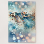 Etherische Fantasie Godin in een Waterverf Droom Legpuzzel (Verticaal)