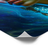 Etherische Fantasy Art Princess Warrior Mooi Poster (Hoek)