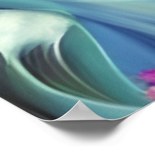 Etherische fantasy kunst | Mooie fee verjaardag Poster (Hoek)