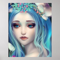 Etherische fantasy kunst | Mooie fee verjaardag