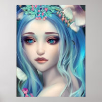 Etherische fantasy kunst | Mooie fee verjaardag