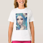 Etherische fantasy kunst | Mooie fee verjaardag T-shirt (Voorkant)