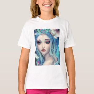 Etherische fantasy kunst   Mooie fee verjaardag T-shirt