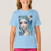 Etherische fantasy kunst | Mooie fee verjaardag T-shirt (Voorkant)