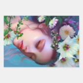 Etherische fantasy sprookjeskunst |  vrouwen inpakpapier vel (Voorkant 3)