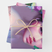 Etherische fantasy sprookjeskunst |  vrouwen inpakpapier vel (In situ)