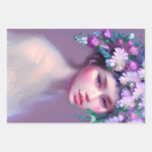 Etherische fantasy sprookjeskunst |  vrouwen inpakpapier vel (Voorkant)