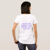"Etherische Flutter: Vlinder geïnspireerd T-shirt (Achterkant volledig)