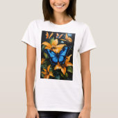 "Etherische Flutter: Vlinder geïnspireerd T-shirt (Voorkant)