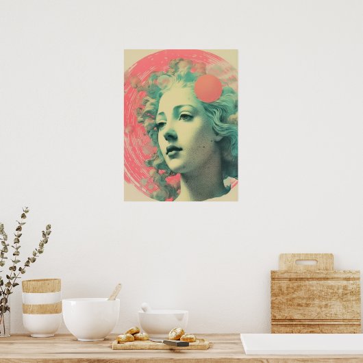 ETHERISCHE FUSIE: Levendige elegantie Poster (Keuken)