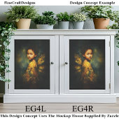 Etherische gemengde ras fee in herfst EG4R decoupa Tissuepapier