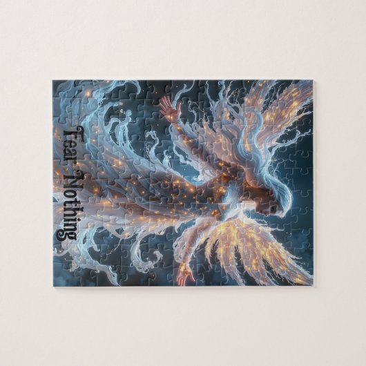 etherische gevleugelde lichten nimf legpuzzel (Horizontaal)