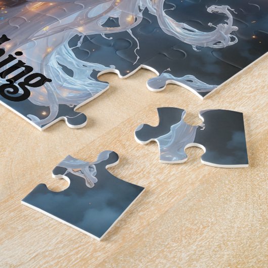 etherische gevleugelde lichten nimf legpuzzel (Zijkant)