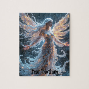 etherische gevleugelde lichten nimf legpuzzel