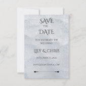 Etherische Glans Bewaar de Datum Save The Date (Voorkant)