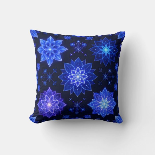 etherische gloed bloemenSierkussen Kussen (Voorkant)