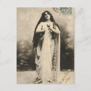  etherische godin Briefkaart
