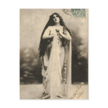  etherische godin Briefkaart