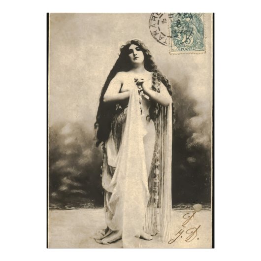 etherische godin Briefkaart Foto Afdruk (Voorkant)