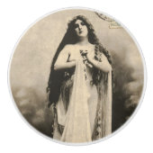  etherische godin Briefkaart Keramische Knop (Voorkant)