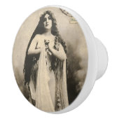  etherische godin Briefkaart Keramische Knop (Rechts)