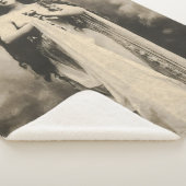  etherische godin Briefkaart Sherpa Deken (3/4)