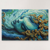 ETHERISCHE GODIN: Fusie van kunst en fantasie Legpuzzel (Horizontaal)