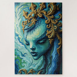 ETHERISCHE GODIN: Fusie van kunst en fantasie Legpuzzel