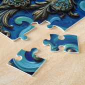 ETHERISCHE GODIN: Fusie van kunst en fantasie Legpuzzel (Zijkant)