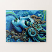 ETHERISCHE GODIN: Fusie van kunst en fantasie Legpuzzel (Horizontaal)