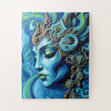 ETHERISCHE GODIN: Fusie van kunst en fantasie