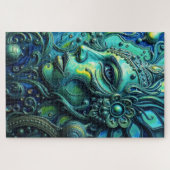 ETHERISCHE GODIN: Fusie van kunst en fantasie Legpuzzel (Horizontaal)