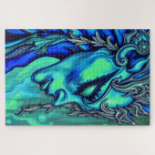 ETHERISCHE GODIN: Fusie van kunst en fantasie Legpuzzel (Horizontaal)