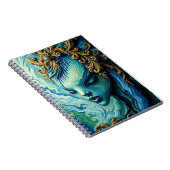 ETHERISCHE GODIN: Fusie van kunst en fantasie Notitieboek (Rechterzijde)
