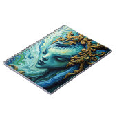 ETHERISCHE GODIN: Fusie van kunst en fantasie Notitieboek (Linkerzijde)