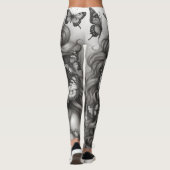 Etherische Godin van Vlinders Leggings (Achterkant)
