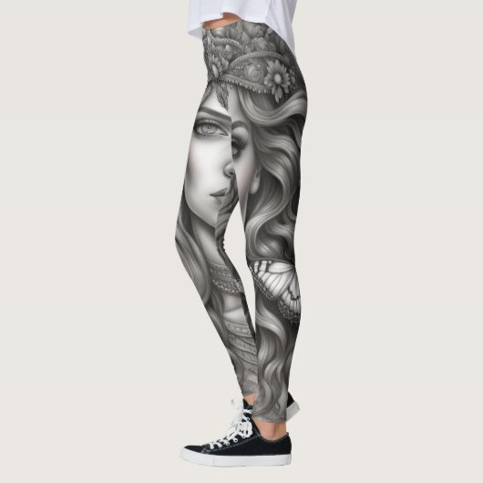 Etherische Godin van Vlinders Leggings (Links)