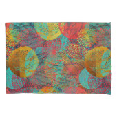 Etherische Gouden Bloesems - Naadloze Bloemen Harm Kussensloop (Voorkant)