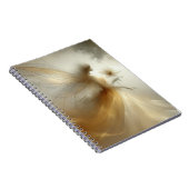 Etherische Gouden Fee met Wispy Wings Notitieboek (Rechterzijde)