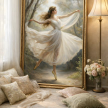 Etherische Gratie Bos Ballet Decoupage