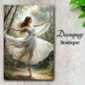 Etherische Gratie Bos Ballet Decoupage Tissuepapier
