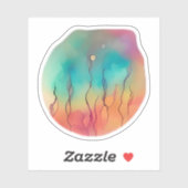 etherische groei sticker (Vel)