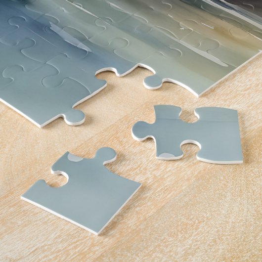 Etherische hippo Waterverf Legpuzzel (Zijkant)