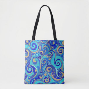 etherische inkt tote bag