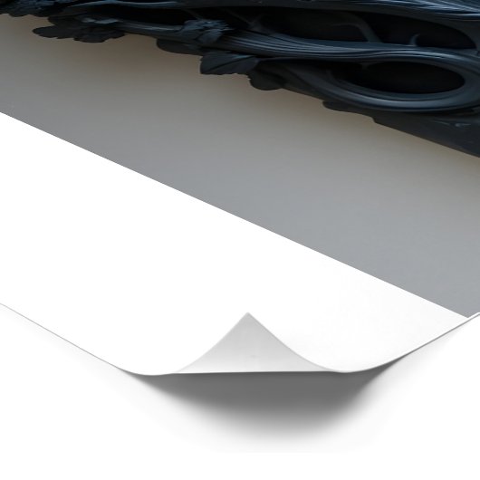 etherische keramische vlinder perfect poster (Hoek)