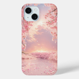 etherische kersenbloesemwater iPhone 15 case