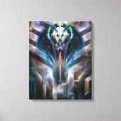 Etherische koningin van galaxy Canvas Afdruk (Voorkant)